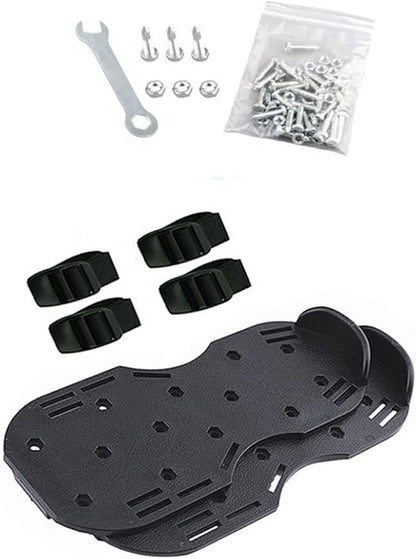 Lawn Shoes, Spike Shoes Lawn Tool Aeration Shoes for Epoxy Floor, Lawn Yard Patio Lawn Garden Yard (Black)
