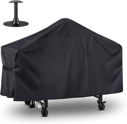 Arcedo 36 Inch Griddle Cover Compatible for Blackstone, Camp Chef 600, Nexgrill, Heavy Duty Waterproof 4 Burner Flat Top Grill Cover, Includes Support Pole
