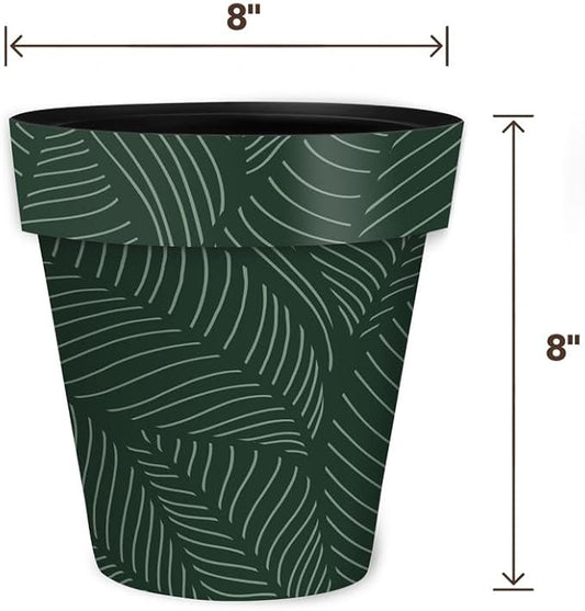 Briarwood Lane Tropical Leaves Small Planter