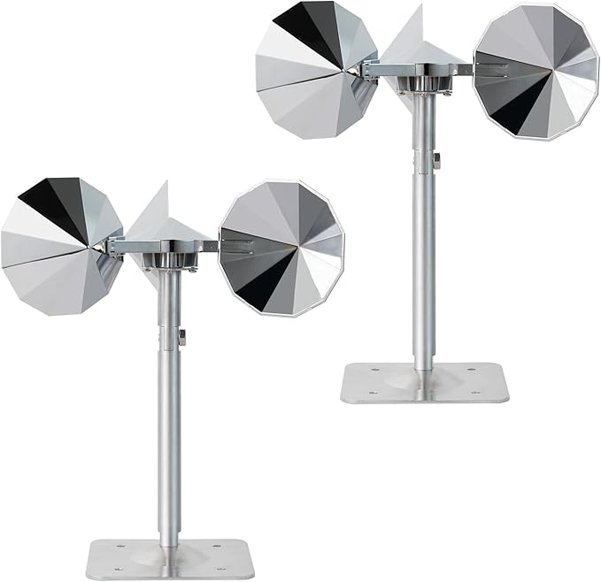 OFFO 2 PCS Bird Scare Reflective Device, Bird Reflector Keep Pigeon Woodpeckers and Sparrows Away for Outdoor Use Boats Roofs Gardens