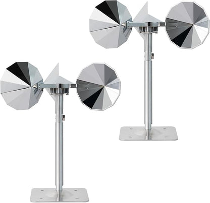 OFFO 2 PCS Bird Scare Reflective Device, Bird Reflector Keep Pigeon Woodpeckers and Sparrows Away for Outdoor Use Boats Roofs Gardens