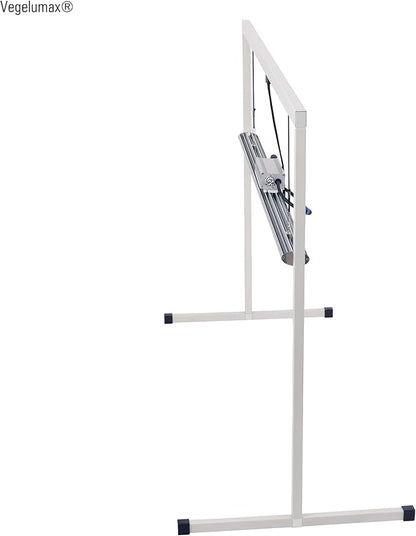 LED Grow Light Lamp Stand for Plant Seedling Germination Vege Flower Growth,Full Spectrum CRI 90+ White Light CCT 6500K,Isolated Dimming Power with On/Off Switch,Height Adjustable,100W,4FT