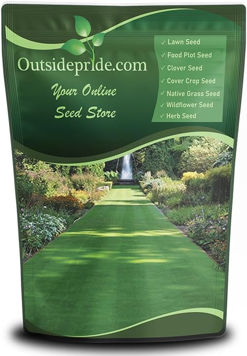 Outsidepride Legacy Fine Fescue Grass Seed Mix - 25 lbs. Shade & Sun Tolerant Blend of Hard Fescue, Chewings Fescue & Creeping Red Fescue with OptiGrowth Coating for Better Establishment