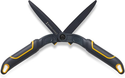 Woodland Tools Duralight Hedge Shears, 16 Inch Lightweight Manual Hedge Clippers with 7.5 Inch Non Stick Blades and Glass-Filled Nylon Handles, Garden Trimmer for Shaping and Precision Cutting