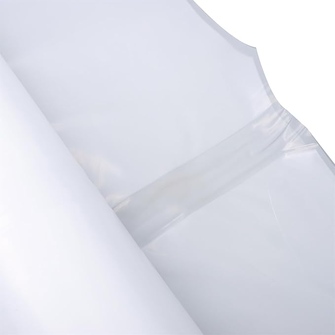 24 x 100FT Greenhouse Plastic Sheeting, 6 Mil Heavy Duty Clear Polyethylene Film, Covering for Gardening, Farming