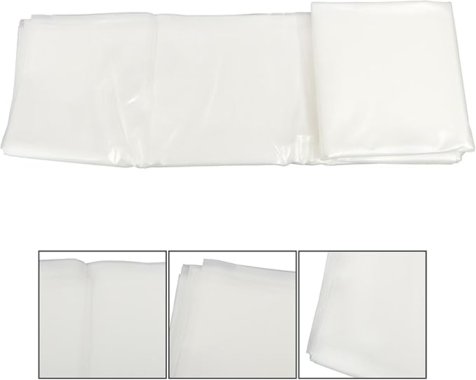 20 x 40FT Greenhouse Plastic Sheeting, 6 Mil Heavy Duty Clear Polyethylene Film, Covering for Gardening, Farming