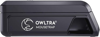 OWLTRA Indoor Electric Mouse Trap, Instant Eliminate Rodent Zapper with Pet Safe Trigger, Black, Small