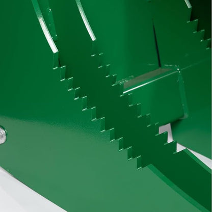 Titan Attachments Extreme Root Grapple Rake Attachment, Global Euro Connection, Heavy-Duty Rake Attachment, Twin 3,000 PSI Cylinders, Replaceable Forged Steel Teeth