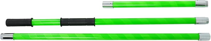 findmall 27ft Manual Pole Saw Extendable Tree Pruner Sharp Steel Blade High Branches Trimming for Pruning Palms and Shrubs with 8 Long Handles No with Scissors Green