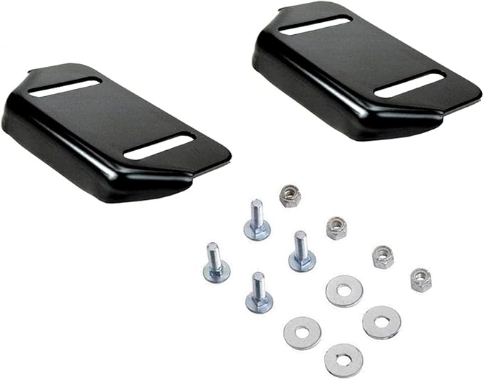 Pro-Parts 2 Pack 784-5580 Slide Shoe Skid with Hardware Replacement for MTD Ryobi Yard Machines Bolens Yard Man Snow Blower Thrower 784-5580-0637