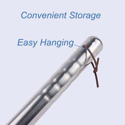 Stainless Steel Garden Hoe Pick 15-inch Length Lightweight Weather Resistant Metal Multipurpose Hand Tool for Gardening Cultivator Weeding Seeding Turning Soil