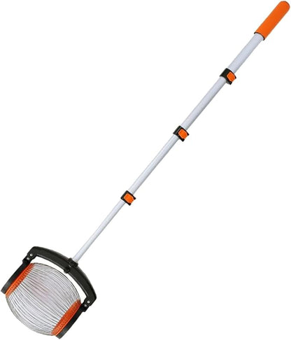 Acorn Picker Upper Roller, Telescopic 26.3 to 56.3in Nut Gatherer Rolling, Yard Picker Nut Collector Tool for Walnuts Chestnut Sweet Gum Balls Tennis Ball