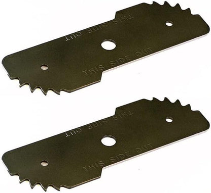 243801-00 2-Pack Edger Blades Replace for EB-007AL EB-007 243801-00 243801-02 40-519 243797-00 Fit for Black and Decker Craftsman LE750 Edge 2-in-1 Landscape Edger CMEED400