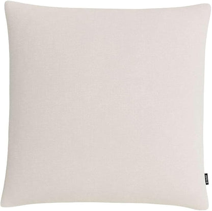 Outer Outdoor Throw Pillow with OuterWeave Performance Fabric, Decorative Outdoor Pillow for Patio & Outdoor Furniture, Includes Machine Washable Pillow Cover and Insert - Pailsades Cream, 20"x20"