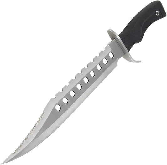Armory Replicas Sporting Sawback 17 Knife with Dual Grit Sharpening Stone