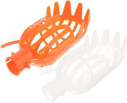 2pcs Fruit Picker Tool Basket Jujube and Pomegranate Harvesting Tool for Garden Telescoping Fruit Catcher for Orchard Use