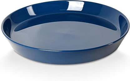 14 Inch Plant Saucer Tray 4 5 6 8 10 12 14 15 Inch Ceramic Plant Saucers for Indoors Outdoor, Drainage Drip Water Trays for Planter Pots Flower, Glazed Pot Saucers Trays (15 Inch)