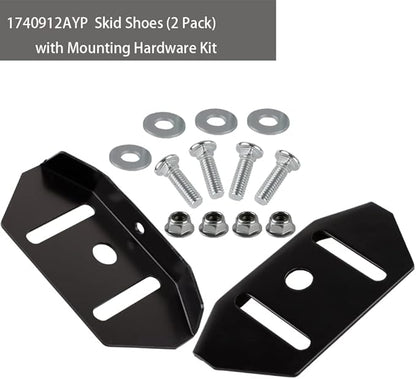 Snowblower Skid Shoes for Murray 1740912BMYP Craftsman Noma Snapper Snowthrower with Mounting Hardware(2 Pack)…