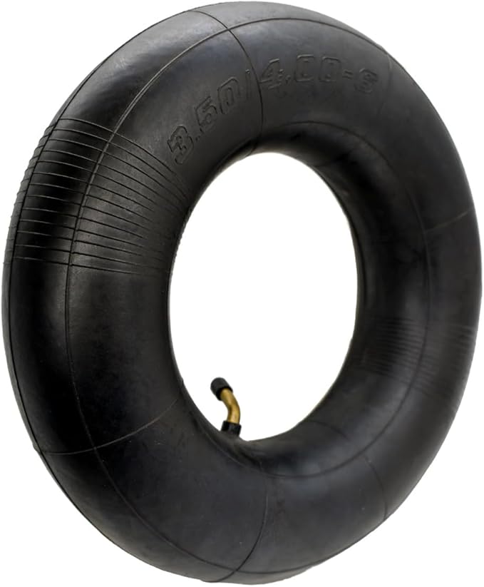 3.50/4.00-6 Inner Tube with TR87 Bent Valve Stem (1 Pack), for Hand Trucks, Utility Cart, Lawn Mowers, Wheelbarrows, Dollys, Scooters, Replacement 13x4.00-6,4.00-6 Tire.