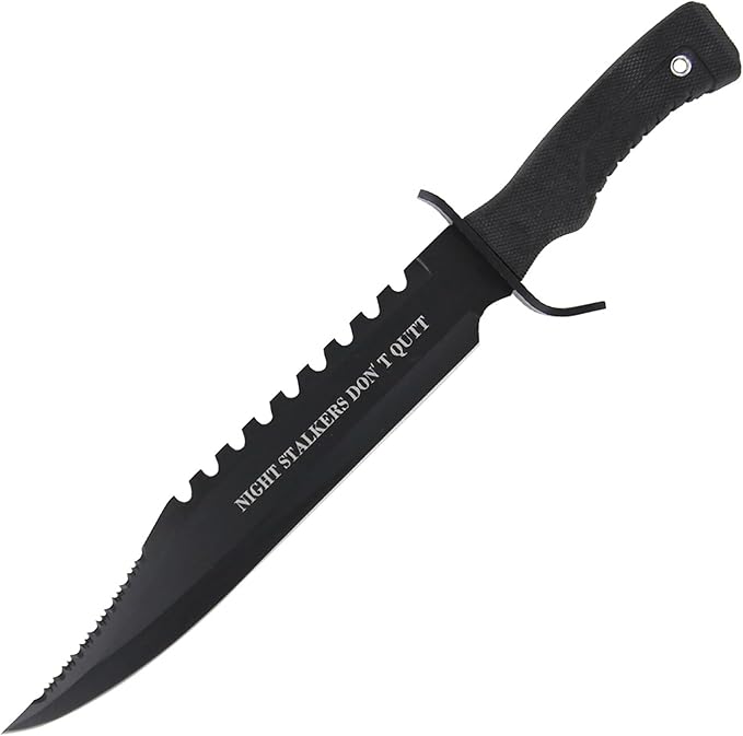 Armory Replicas Night Stalkers Don't Quit Sawback Sporting Knife