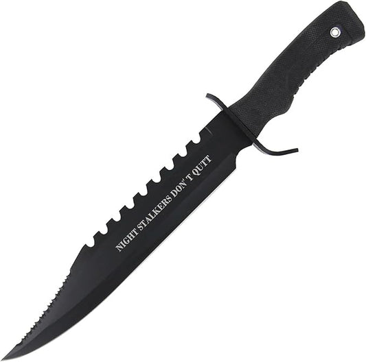 Armory Replicas Night Stalkers Don't Quit Sawback Sporting Knife