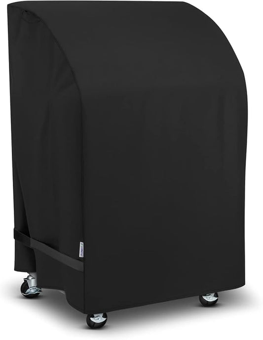 SunPatio 2 Burner Gas Grill Cover 32 inch, Heavy Duty Waterproof Small BBQ Grilling Cover, Compatible for Weber Char-Broil Nexgrill and More Grills with Collapsed Side Tables, All Weather Protection