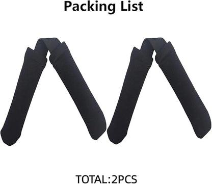 2Pcs Thickened Rowing Machine Handles Cover, Fits Most Rowing Machine, Non-Slip & Breathable Handle Cover（Black）