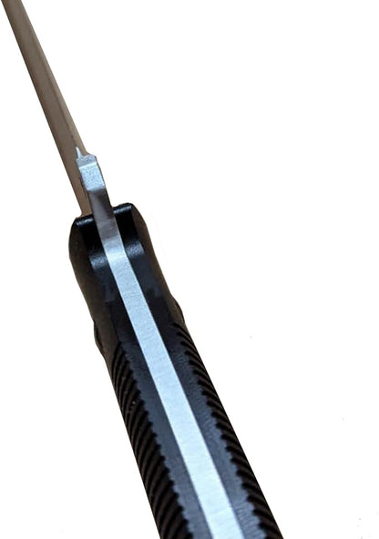 NLX Premier 12" Full Tang Stainless Steel Machete with G10 Handle & Durable PVC Kydex Sheath. for Collection, Gift and Camping Purpose (Black)
