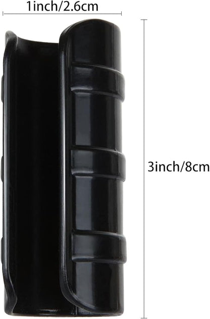 50 PCS 1 inch Greenhouse Clamps Clips 26mm Black ABS Snap Clamp Tube Clip Garden Buildings Tube Clip for Greenhouse Film, Sunshade Nets, Frame Shelters (Outer Ø 1.26”inner Ø 1”)