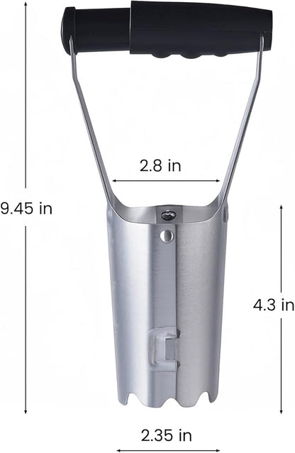 Bulb Planter, Bulbs Transplanter Designed for Automatic Soil Release with Depth Marker for Dgging Holes and Planting Tool for Tulips, Daffodils, Dahlias