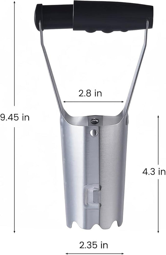 Bulb Planter, Bulbs Transplanter Designed for Automatic Soil Release with Depth Marker for Dgging Holes and Planting Tool for Tulips, Daffodils, Dahlias