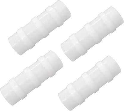 FDXGYH 20 Pcs Greenhouse Film Clamps ABS Snap ClampTube Clip Garden Buildings Tube Clip for 3/4" PVC Pipe（White）