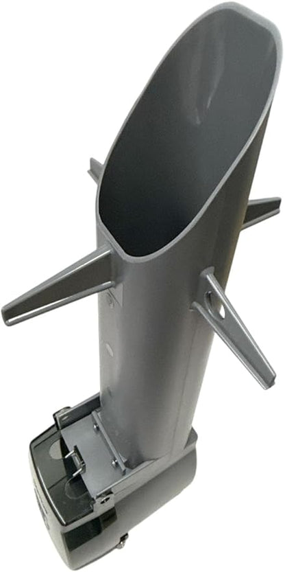 iMBAPrice IMBA-GPD19GR 19.5" Silver Grey Outdoor Power Post Enclosure, Weatherproof in-Use Electrical Outlet Stake for Garden & Landscape Lighting, Built-in Stabilizers Outlet Box with Cover, 1-Pack