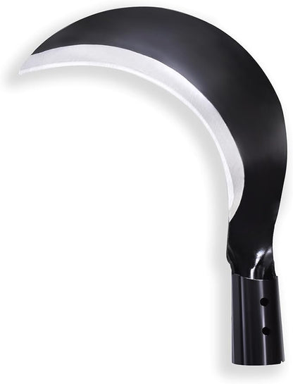 1pce 260mm/10.24in Manganese Steel Billhook Brush Clearing Sickle for Grass,Weeding Tools for Garden,Curved Sawtooth Sickle,Machete Axe for Cutting Trees,Steel Blade Knife in Hand