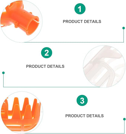 2pcs Fruit Picker Tool Basket Jujube and Pomegranate Harvesting Tool for Garden Telescoping Fruit Catcher for Orchard Use