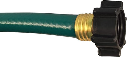 Flexon 1/2" x 100ft Light Duty Garden Hose – Lightweight, Flexible, Kink-Resistant, Durable Vinyl, Leak-Proof Couplings, Weather-Resistant Water Hose for Lawn, Garden, and Outdoor Use