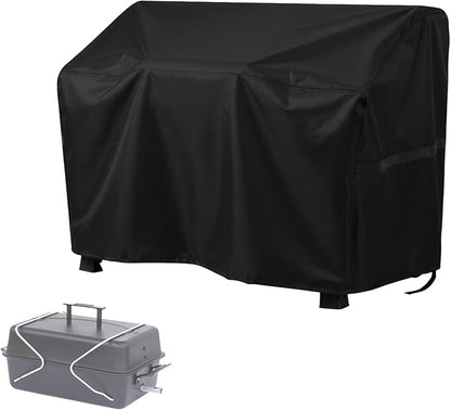 Outdoor Tabletop Grill Cover for Char Broil Portable 1 Burner Stainless Steel Propane Gas Grill, Waterproof Outdoor BBQ Table Top Grill Cover - 24 x 12 x 14 Inch