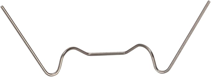 Greenhouse Glazing Clips, Pack of 50 Stainless Steel W Type Clip Leaf Spring Clips, Aluminium Greenhouse Care, House Twin-Hall Web Sheets