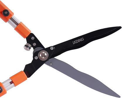 Hedge Shears Heavy Duty 32.5"-43" Extendable Handle Professional Garden Clippers Pruning Scissors Trimmer Yard Landscaping Tool