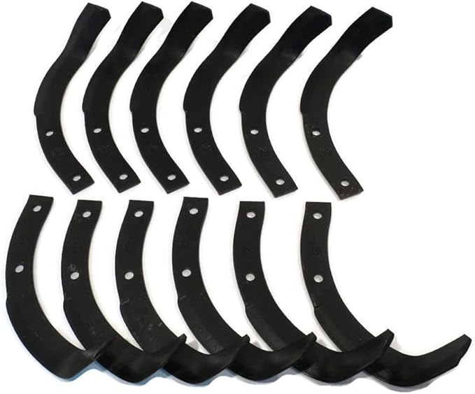 RAParts New Tiller Tine Set Fits Honda 72461-723-700 72465-723-700 RotoTiller Cultivator