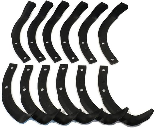 RAParts New Tiller Tine Set Fits Honda 72461-723-700 72465-723-700 RotoTiller Cultivator
