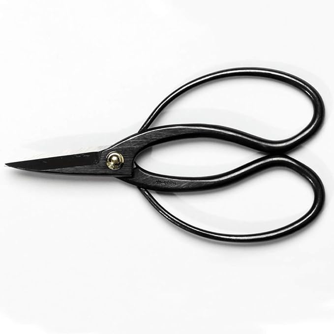 Wazakura Japanese Bonsai Tool Set MADE IN JAPAN, Bonsai Scissors 7inch(180mm) + Concave Branch Cutter 8inch(200mm), Essential Starter Kit
