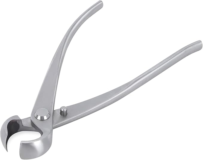 Bonsai Branch Cutter, 7in(180mm) Stainless Steel Concave Knob Cutter Tree Limb Cutter Bonsai Pruning Japanese Gardening Tools for Enthusiasts and Beginners