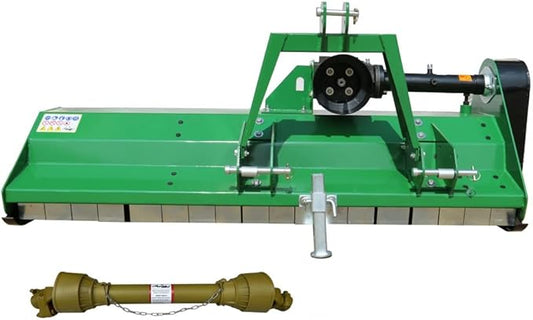 68" Tractor Heavy Duty Flail Mower 3 Point Mowing Attachment Farm Equipment