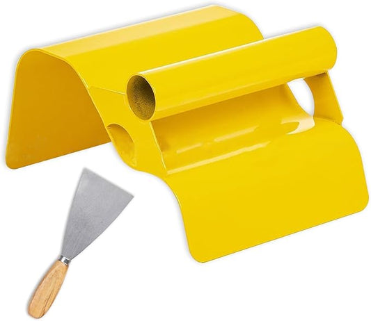 Concrete Curb Trowel Edger, Curb Tool for Concrete Edging, Concrete Curbing Trowel, Concrete Curb Hand Tool, Putty Knife
