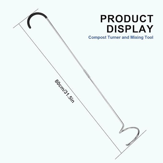 SQUEEZE master Compost Aerator-Compost Turner and Mixing Tool-Compost Aeration Tool