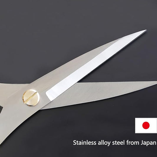 Japanese Garden Clippers, Houseplant plant shears, Floral Pruner Botanical Flower Stem scissors, Gardening Shears with Straight Stainless Steel Blades, Easy Use Garden Tools (golden-k26)
