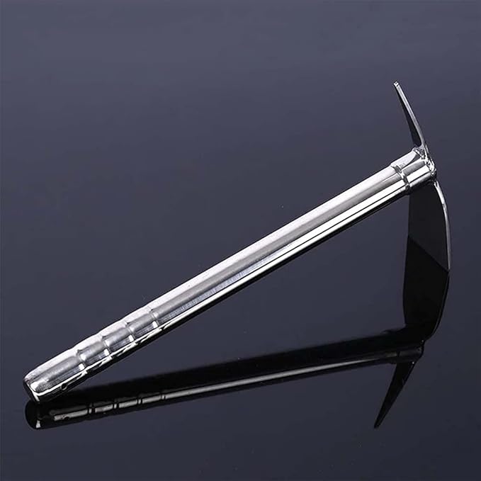 15 inch Stainless Steel Garden Hoe Pick Multipurpose Hand Tool Digging Weeding Turning Soil Mining Tools