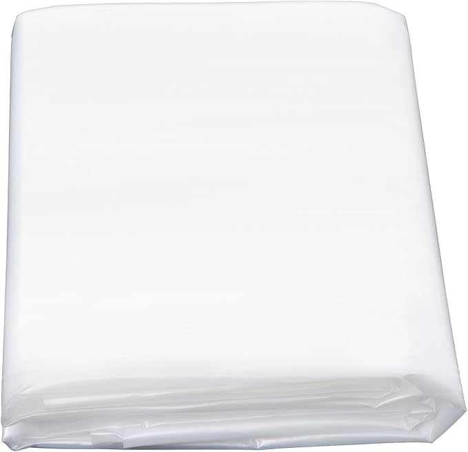 HOSTIC 20 x 25FT Clear Greenhouse Plastic Sheeting, 6 Mil Heavy Duty Polyethylene Film, for Farm, Garden, Nursery