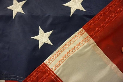 Premium American Flag - 3' x 5'– Hand-Stitched Detail & Embroidered Stars | US Sourced Materials | Built with Pride in the US